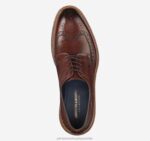 Shoes Brown Italian Calfskin XB6RX184 Johnston & Murphy Men Jameson Longwing - Image 2