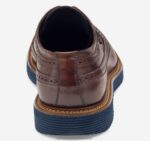 Shoes Brown Italian Calfskin XB6RX184 Johnston & Murphy Men Jameson Longwing - Image 3
