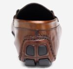 Shoes Brown Italian Calfskin XB6RX199 Johnston & Murphy Men Dayton Bit - Image 3