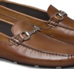 Shoes Brown Italian Calfskin XB6RX199 Johnston & Murphy Men Dayton Bit - Image 5