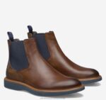 Shoes Brown Italian Calfskin XB6RX239 Johnston & Murphy Men Jameson Chelsea Boot