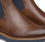 Shoes Brown Italian Calfskin XB6RX239 Johnston & Murphy Men Jameson Chelsea Boot - Image 5