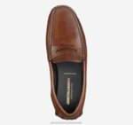 Shoes Brown Italian Calfskin XB6RX270 Johnston & Murphy Men Dayton Penny - Image 2