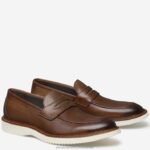 Shoes Brown Italian Calfskin XB6RX313 Johnston & Murphy Men Jameson Penny