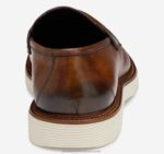Shoes Brown Italian Calfskin XB6RX313 Johnston & Murphy Men Jameson Penny - Image 3