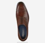 Shoes Brown Italian Calfskin XB6RX319 Johnston & Murphy Men Ellsworth Cap Toe - Image 2