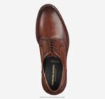 Shoes Brown Italian Calfskin XB6RX326 Johnston & Murphy Men Hartley Plain Toe - Image 2