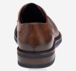 Shoes Brown Italian Calfskin XB6RX326 Johnston & Murphy Men Hartley Plain Toe - Image 3