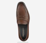 Shoes Brown Italian Calfskin XB6RX348 Johnston & Murphy Men Ellsworth Penny - Image 2