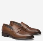 Shoes Brown Italian Calfskin XB6RX348 Johnston & Murphy Men Ellsworth Penny