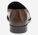 Shoes Brown Italian Calfskin XB6RX348 Johnston & Murphy Men Ellsworth Penny - Image 3