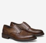 Shoes Brown Italian Calfskin XB6RX360 Johnston & Murphy Men Hartley Wingtip