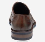 Shoes Brown Italian Calfskin XB6RX370 Johnston & Murphy Men Hartley Laceless Cap Toe - Image 3