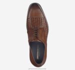 Shoes Brown Italian Woven Calfskin XB6RX182 Johnston & Murphy Men Ellsworth Cap Toe - Image 2