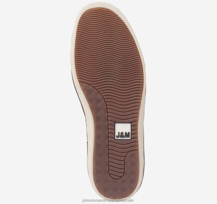 Shoes Brown Oiled Full Grain XB6RX26 Johnston & Murphy Men McGuffey Skull Embossed Slip-On - Image 4