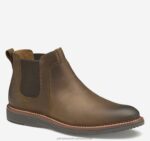 Shoes Brown Oiled Full Grain XB6RX292 Johnston & Murphy Men Upton Chelsea Boot
