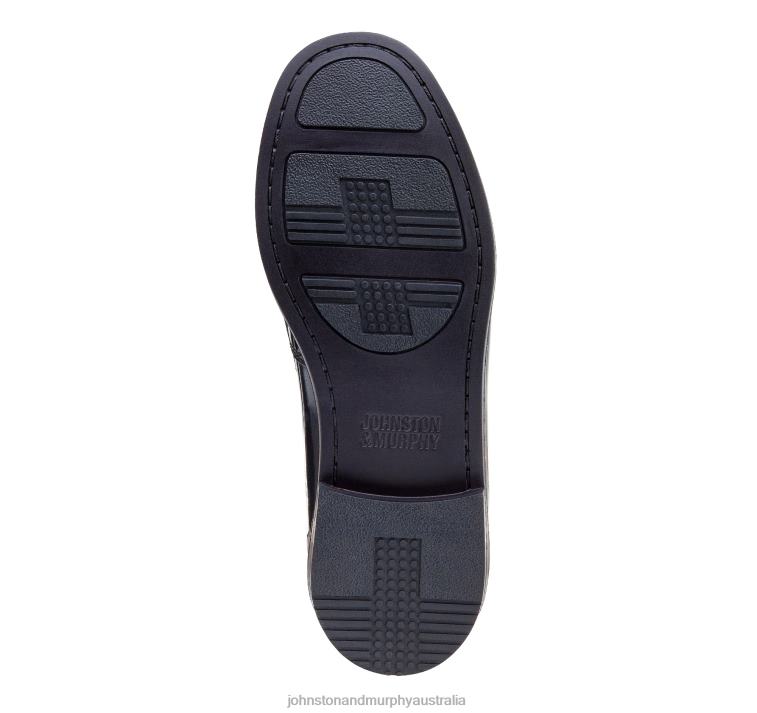 Shoes Burgundy Brush-Off Leather XB6RX1357 Johnston & Murphy Boy Big Kid Hayes Penny - Image 4