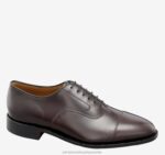 Shoes Burgundy Calfskin XB6RX315 Johnston & Murphy Men Melton Cap Toe