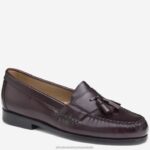 Shoes Burgundy Full Grain XB6RX189 Johnston & Murphy Men Hayes Tassel