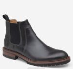 Shoes Charcoal Full Grain XB6RX335 Johnston & Murphy Men Barrett Chelsea Boot