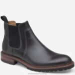 Shoes Charcoal Full Grain XB6RX335 Johnston & Murphy Men Barrett Chelsea Boot