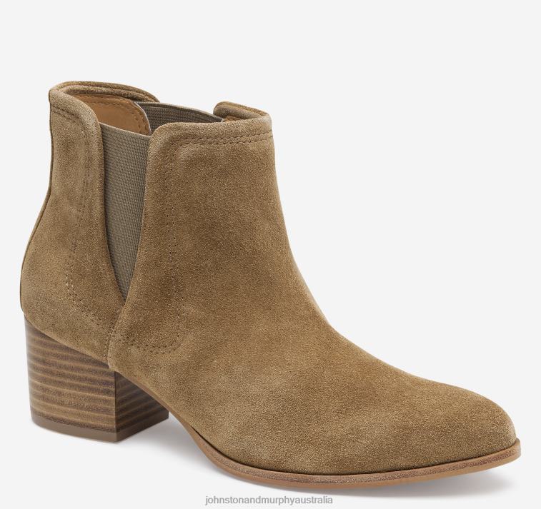 shoes_chestnut_italian_suede_xb6rx1241_johnston_murphy_women_trista_chelsea.jpg Shoes Chestnut Italian Suede XB6RX1241 Johnston & Murphy Women Trista Chelsea - Image 1