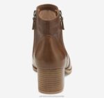 Shoes Cognac Calfskin XB6RX1268 Johnston & Murphy Women Trista Double-Zip Bootie - Image 3