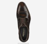 Shoes Cognac Italian Calfskin XB6RX322 Johnston & Murphy Men Flynn Cap Toe - Image 2