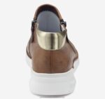 Shoes Cognac Italian Washed Sheepskin XB6RX1228 Johnston & Murphy Women Emery Zip Bootie - Image 3