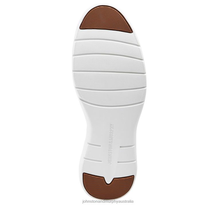 Shoes Cognac Italian Washed Sheepskin XB6RX1228 Johnston & Murphy Women Emery Zip Bootie - Image 5