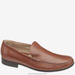 Shoes Cognac Sheepskin XB6RX187 Johnston & Murphy Men Cresswell Venetian