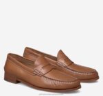 Shoes Cognac Sheepskin XB6RX255 Johnston & Murphy Men Baldwin Penny