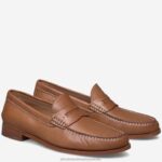 Shoes Cognac Sheepskin XB6RX255 Johnston & Murphy Men Baldwin Penny