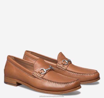 Shoes Cognac Sheepskin XB6RX288 Johnston & Murphy Men Baldwin Bit