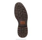 Shoes Dark Brown Full Grain XB6RX336 Johnston & Murphy Men Barrett Plain Toe Boot - Image 4