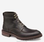 Shoes Dark Brown Full Grain XB6RX350 Johnston & Murphy Men Barrett Moc Toe Shearling Boot - Image 5