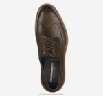 Shoes Dark Brown Italian Calfskin XB6RX198 Johnston & Murphy Men Jameson Longwing - Image 2