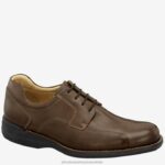 Shoes Dark Brown Tumbled Calf XB6RX243 Johnston & Murphy Men Shuler Bicycle