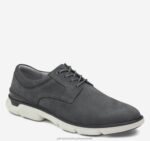 Shoes Dark Gray Nubuck XB6RX223 Johnston & Murphy Men XC4 Tanner Plain Toe