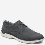 Shoes Dark Gray Nubuck XB6RX223 Johnston & Murphy Men XC4 Tanner Plain Toe