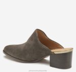 Shoes Dark Gray Suede XB6RX1250 Johnston & Murphy Women Trista Mule - Image 2