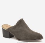 Shoes Dark Gray Suede XB6RX1250 Johnston & Murphy Women Trista Mule