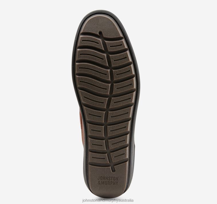 Shoes Dark Tan Full Grain XB6RX99 Johnston & Murphy Men Emmett Penny - Image 4