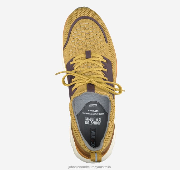 Shoes Gold Knit/Full Grain XB6RX252 Johnston & Murphy Men XC4 TR1-Sport Hybrid - Image 2