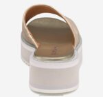 Shoes Gold Metallic Kid Suede XB6RX1214 Johnston & Murphy Women Grace Slide - Image 3