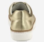 Shoes Gold Metallic Sheepskin XB6RX1257 Johnston & Murphy Women Callie Lace-to-Toe - Image 3