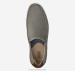 Shoes Gray Embossed Tumbled Nubuck XB6RX177 Johnston & Murphy Men Bowling Moc Venetian - Image 2