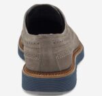 Shoes Gray Italian Suede XB6RX379 Johnston & Murphy Men Jameson Longwing - Image 3