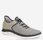 Shoes Gray Knit/Nylon XB6RX117 Johnston & Murphy Men Activate Knit U-Throat