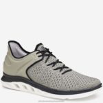 Shoes Gray Knit/Nylon XB6RX117 Johnston & Murphy Men Activate Knit U-Throat